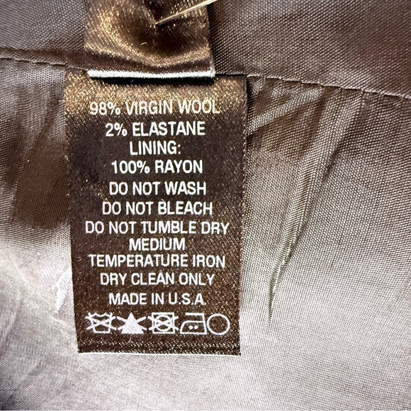 Matthew Adams Dolan Virgin Wool Gingham Blazer/Navy/Black/Small - Picture 13 of 16